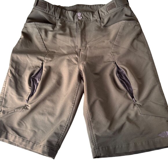 The North Face Mens Adventure Shorts M Olive Green Recycled Polyester Outdoor - Picture 2 of 14